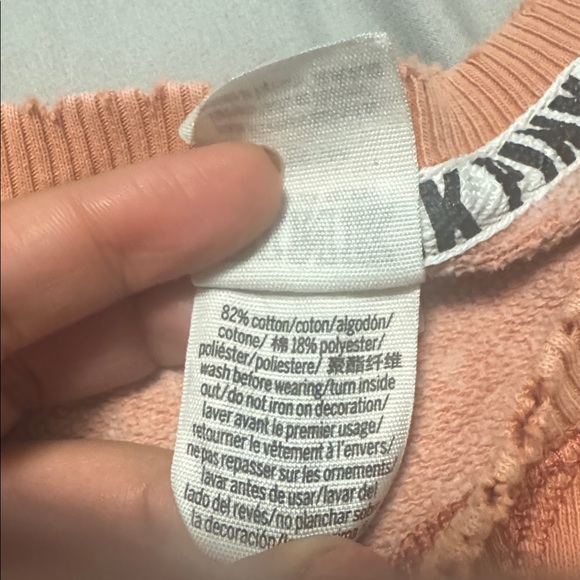 Victoria's Secret PINK Peach Sweatshirt - Picture 3 of 4